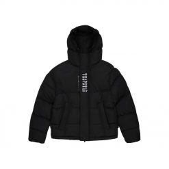 TRAPSTAR DECODED HOODED PUFFER JACKET 20 BLACK CAMO