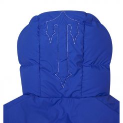 TRAPSTAR DECODED HOODED PUFFER JACKET 20 DAZZLING BLUE