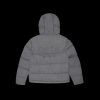 TRAPSTAR DECODED HOODED PUFFER JACKET 20 GREY