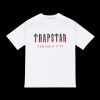 TRAPSTAR DECODED TSHIRT WHITE RED GRADIENT