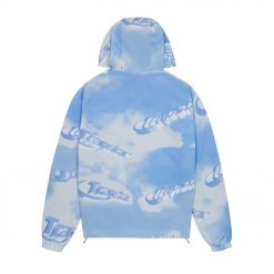 TRAPSTAR HYPERDRIVE CLOUD WINDBREAKER JACKET BLUE WHITE