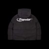 TRAPSTAR HYPERDRIVE HOODED PUFFER JACKET BLACK