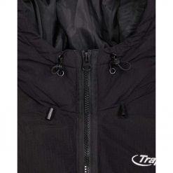 TRAPSTAR HYPERDRIVE HOODED PUFFER JACKET BLACK