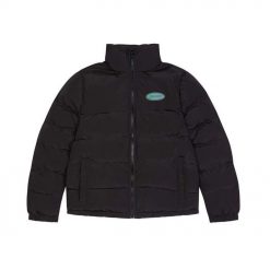 TRAPSTAR HYPERDRIVE PUFFER JACKET BLACK GREEN