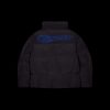 TRAPSTAR HYPERDRIVE RIPSTOP PUFFER JACKET BLACK BLUE