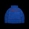 TRAPSTAR HYPERDRIVE RIPSTOP PUFFER JACKET BLUE ORANGE