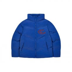 TRAPSTAR HYPERDRIVE RIPSTOP PUFFER JACKET BLUE ORANGE