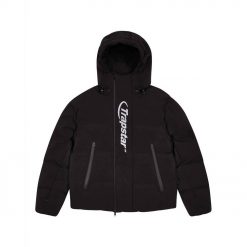 TRAPSTAR HYPERDRIVE TECHNICAL PUFFER JACKET BLACK REFLECTIVE