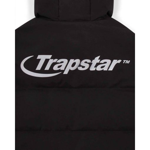 TRAPSTAR HYPERDRIVE TECHNICAL PUFFER JACKET BLACK REFLECTIVE