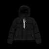 TRAPSTAR HYPERDRIVE TECHNICAL PUFFER JACKET BLACK WHITE