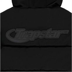 TRAPSTAR HYPERDRIVE TECHNICAL PUFFER JACKET BLACK WHITE