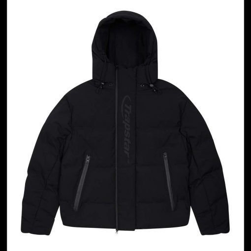 TRAPSTAR HYPERDRIVE TECHNICAL PUFFER JACKET BLACKOUT EDITION