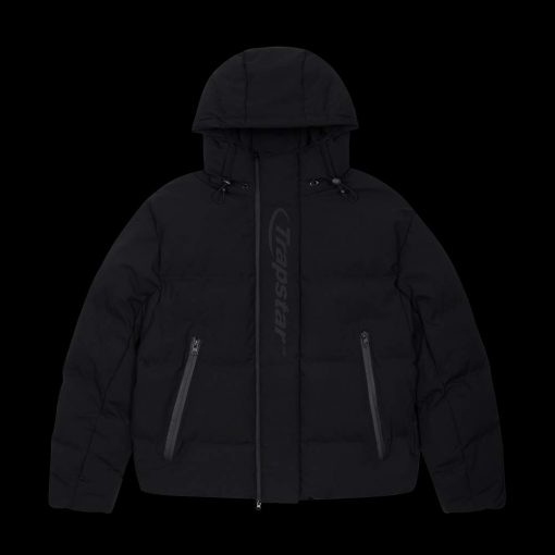 TRAPSTAR HYPERDRIVE TECHNICAL PUFFER JACKET BLACKOUT EDITION