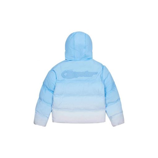 TRAPSTAR HYPERDRIVE TECHNICAL PUFFER JACKET BLUE GRADIENT