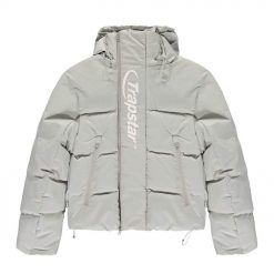 TRAPSTAR HYPERDRIVE TECHNICAL PUFFER JACKET LIGHT GREY