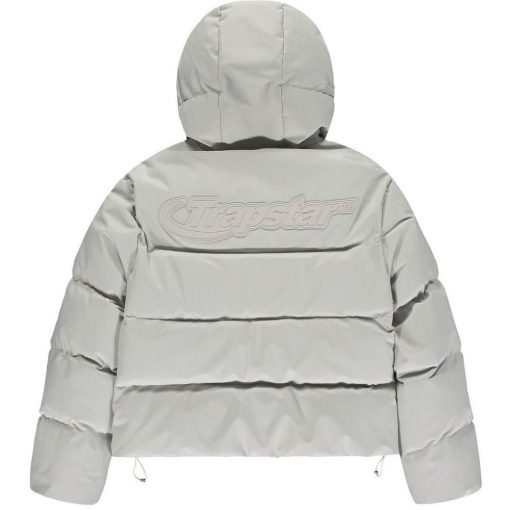 TRAPSTAR HYPERDRIVE TECHNICAL PUFFER JACKET LIGHT GREY