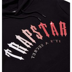 TRAPSTAR IRONGATE ARCH ITS A SECRET HOODED GEL TRACKSUIT BLACK