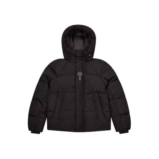 TRAPSTAR IRONGATE ARCH PUFFER JACKET AW23 BLACK