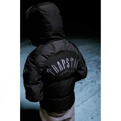 TRAPSTAR IRONGATE ARCH PUFFER JACKET AW23 BLACK