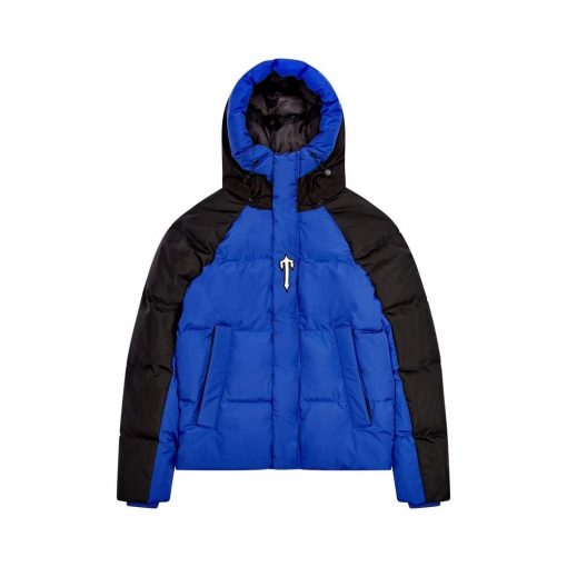 TRAPSTAR IRONGATE ARCH PUFFER JACKET AW23 BLUE BLACK