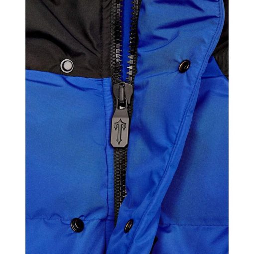 TRAPSTAR IRONGATE ARCH PUFFER JACKET AW23 BLUE BLACK