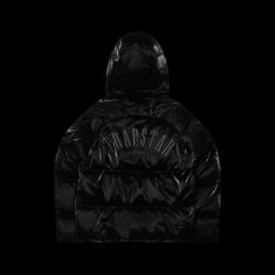 TRAPSTAR IRONGATE ARCH PUFFER JACKET AW23 GLOSS BLACK