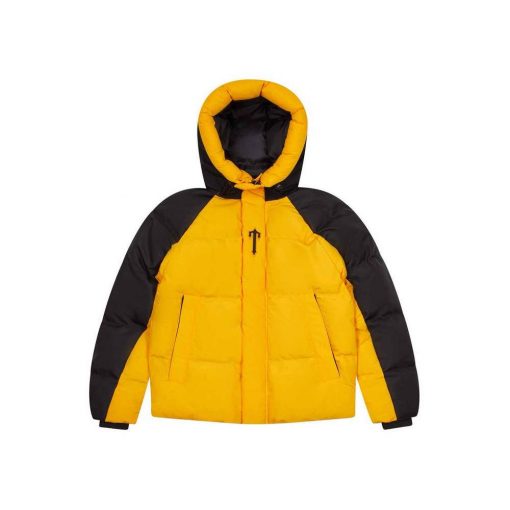 TRAPSTAR IRONGATE ARCH PUFFER JACKET AW23 YELLOW BLACK