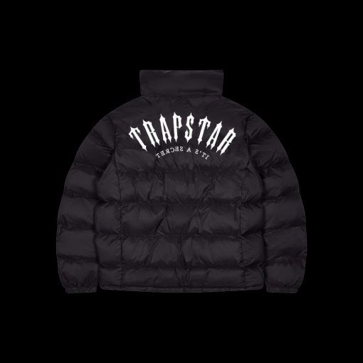 TRAPSTAR IRONGATE ARCH PUFFER JACKET BLACK