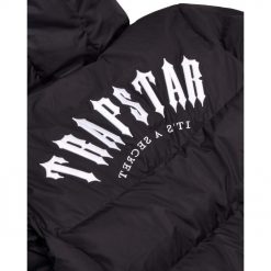 TRAPSTAR IRONGATE HOODED PUFFER JACKET BLACK