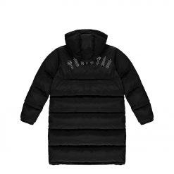 TRAPSTAR OVERSIZED IRONGATE HOODED PUFFER JACKET BLACK