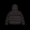 TRAPSTAR SHOOTERS HOODED PUFFER JACKET BLACKOUT REFLECTIVE