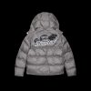 TRAPSTAR SHOOTERS HOODED PUFFER JACKET GREY
