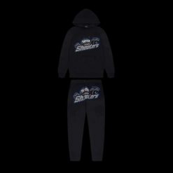 TRAPSTAR SHOOTERS HOODED TRACKSUIT BLACK ICE FLAVOURS