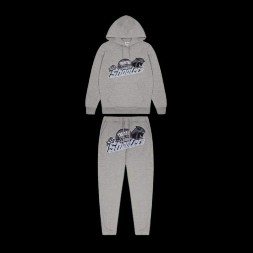 TRAPSTAR SHOOTERS HOODED TRACKSUIT GREY SKY BLUE