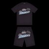 TRAPSTAR SHOOTERS SHORT SET BLACK BLUE