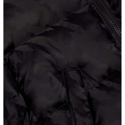 TRAPSTAR T JACQUARD PUFFER JACKET BLACK