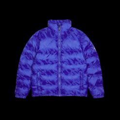 TRAPSTAR T JACQUARD PUFFER JACKET DAZZLING BLUE