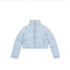 TRAPSTAR WOMENS HYPERDRIVE PUFFER JACKET ICE BLUE