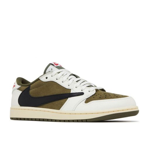 TRAVIS SCOTT X AIR JORDAN 1 LOW OG MEDIUM OLIVE