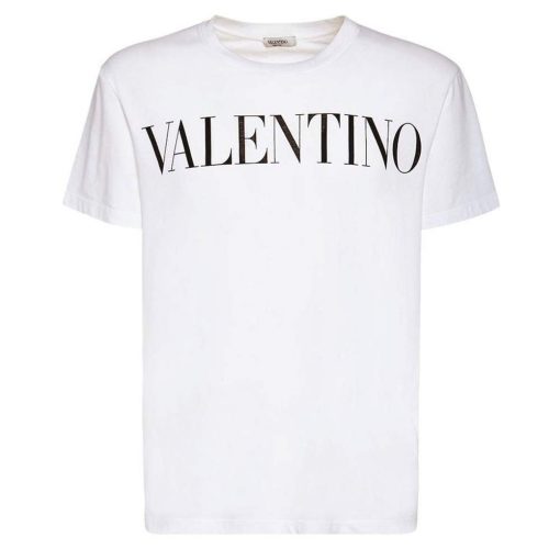 Valentino Logo Print TShirt White