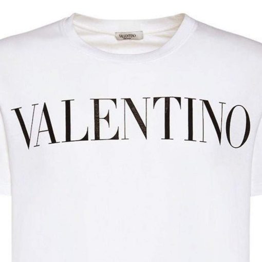 Valentino Logo Print TShirt White